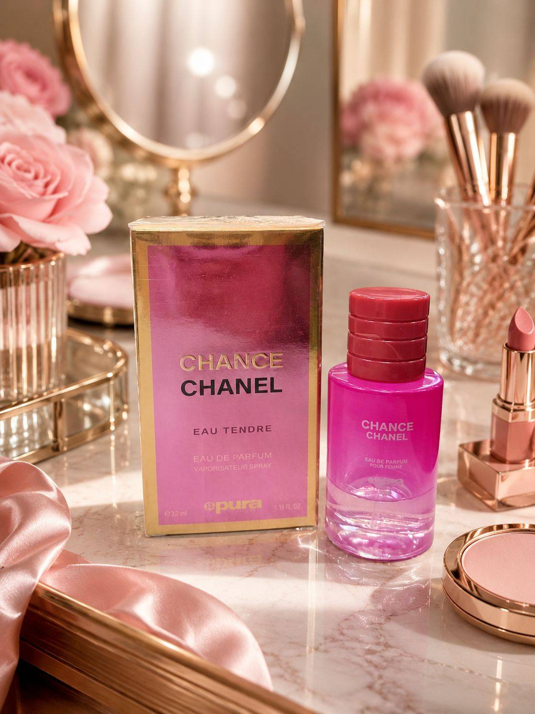 ادکلن pura رایحه cologne chance حجم 37 میلی لیتر