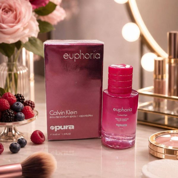 ادکلن pura رایحه euphoria حجم 37 میلی لیتر