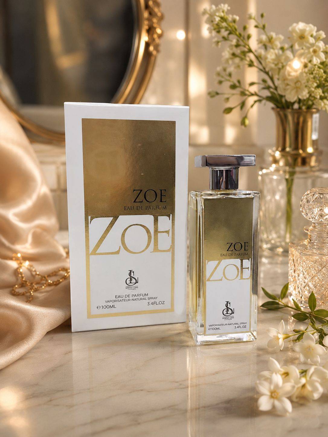 ادو پرفیوم زنانه اسپرینگ لیلیز مدل Zoe حجم 100 میلی لیتر