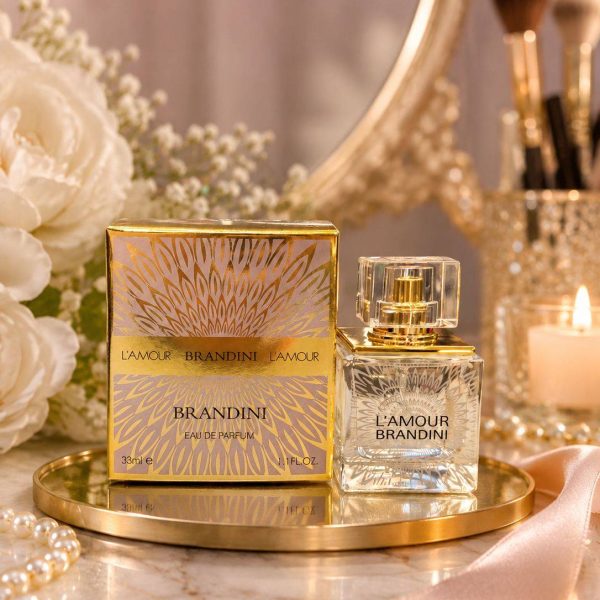 ادکلن برندینی رایحه lamour حجم 33 میلی لیتر