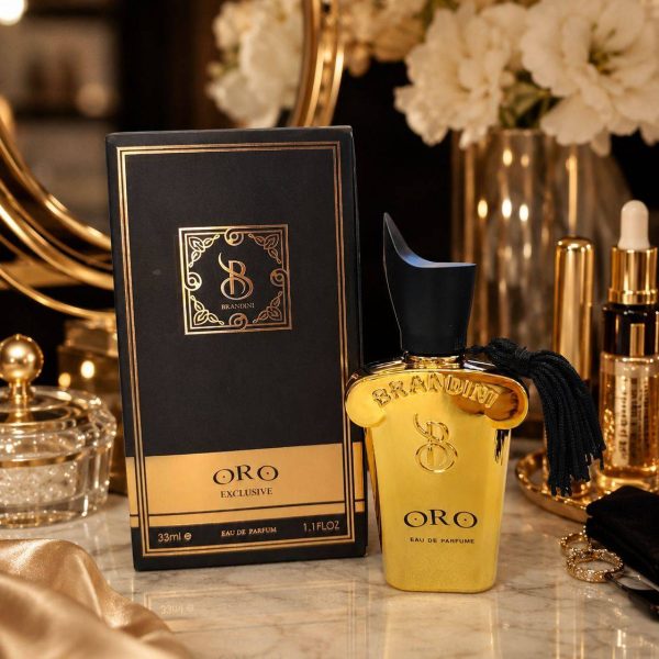 ادکلن برندینی رایحه oro حجم 33 میلی لیتر