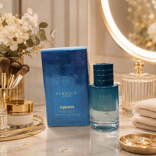 ادکلن pura رایحه versace حجم 37 میلی لیتر