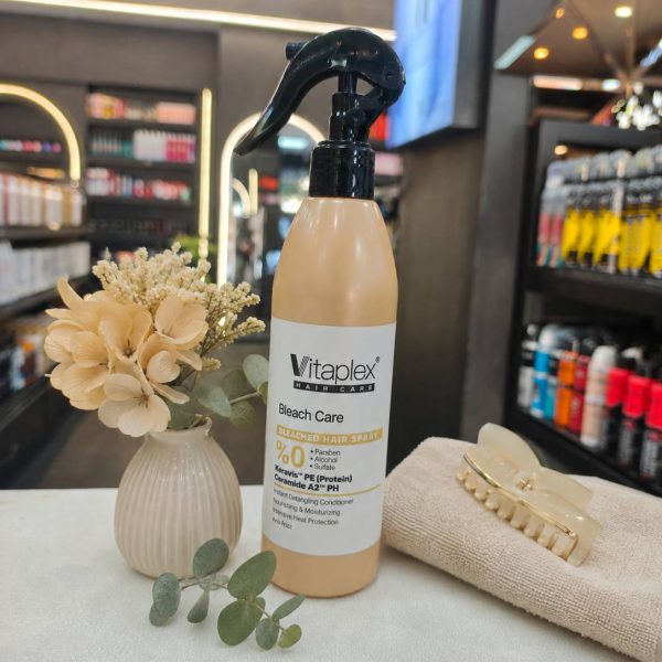 اسپری ترمیم کننده و ویتاپلکس مدل Bleach Care 03 مناسب مو رنگ شده و آسیب دیده