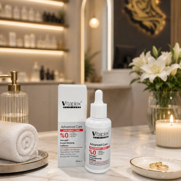 تونیک ضد ریزش مو ویتاپلکس مدل Advanced Care حجم 100 میلی لیتر