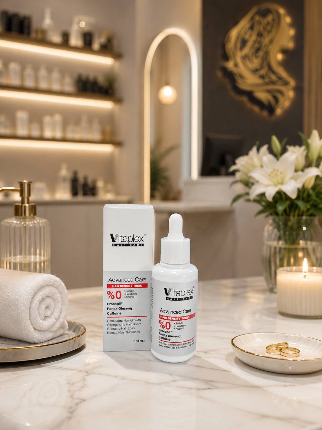 تونیک ضد ریزش مو ویتاپلکس مدل Advanced Care حجم 100 میلی لیتر